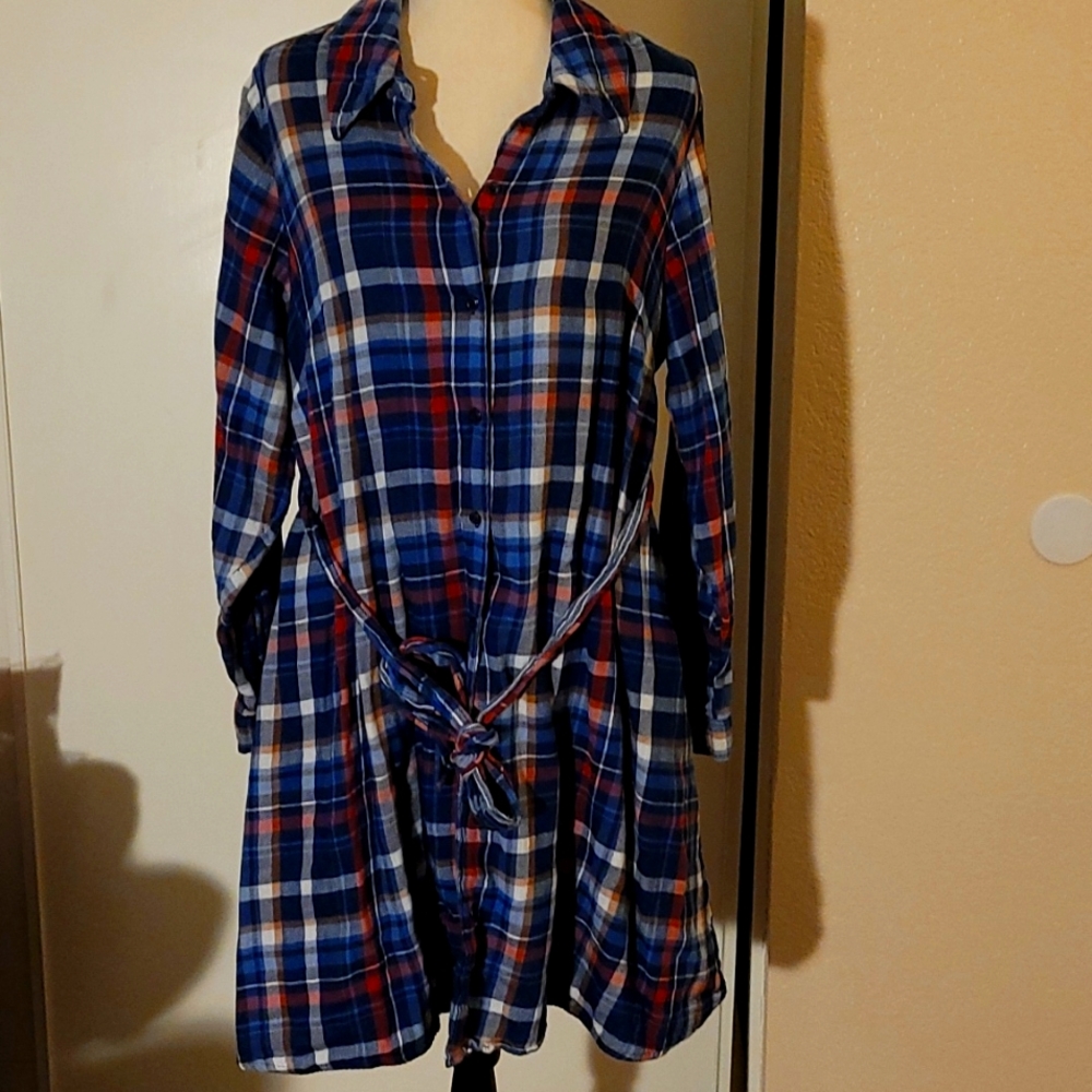 Lane Bryant Plus Flannel Dress 👗